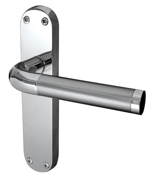 Twin Finish Lever on Backplate